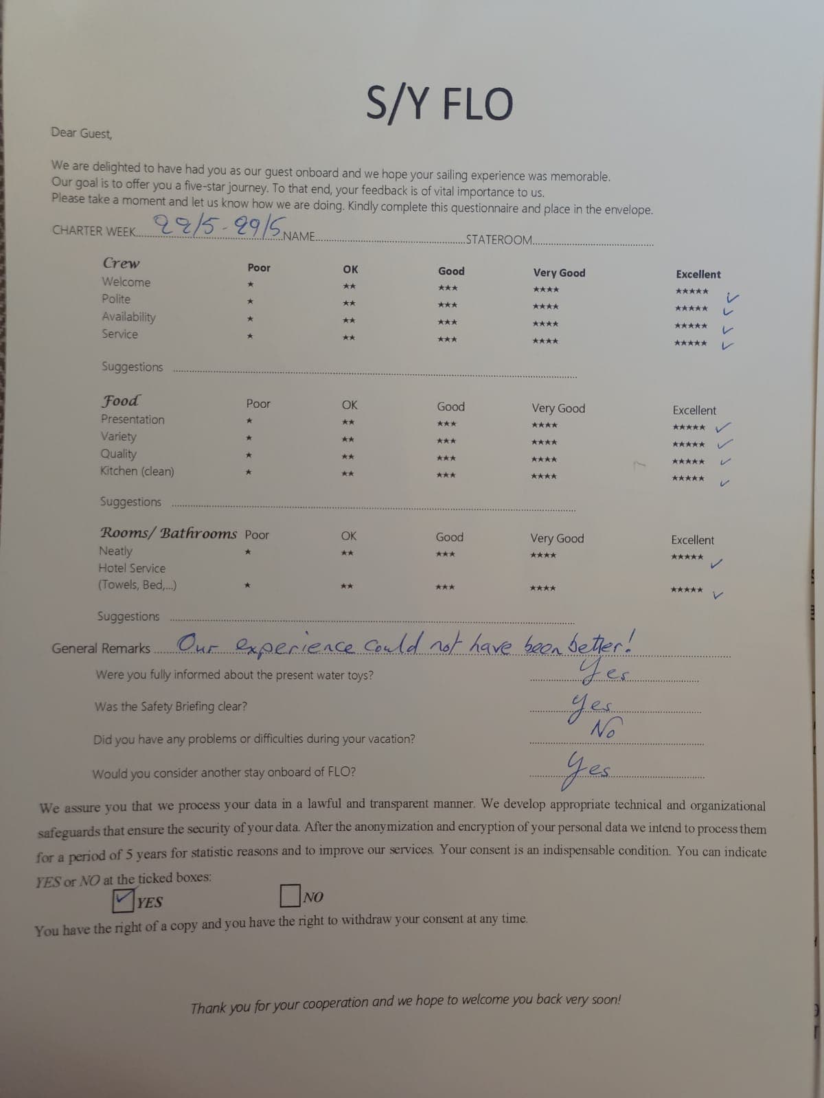 FLO guest review