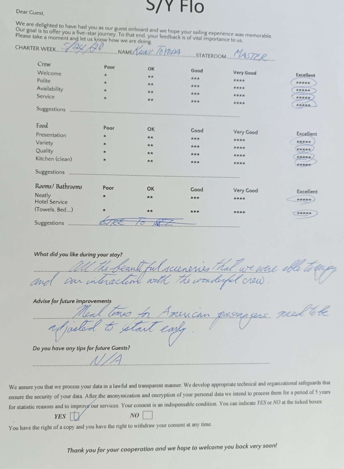 FLO guest review