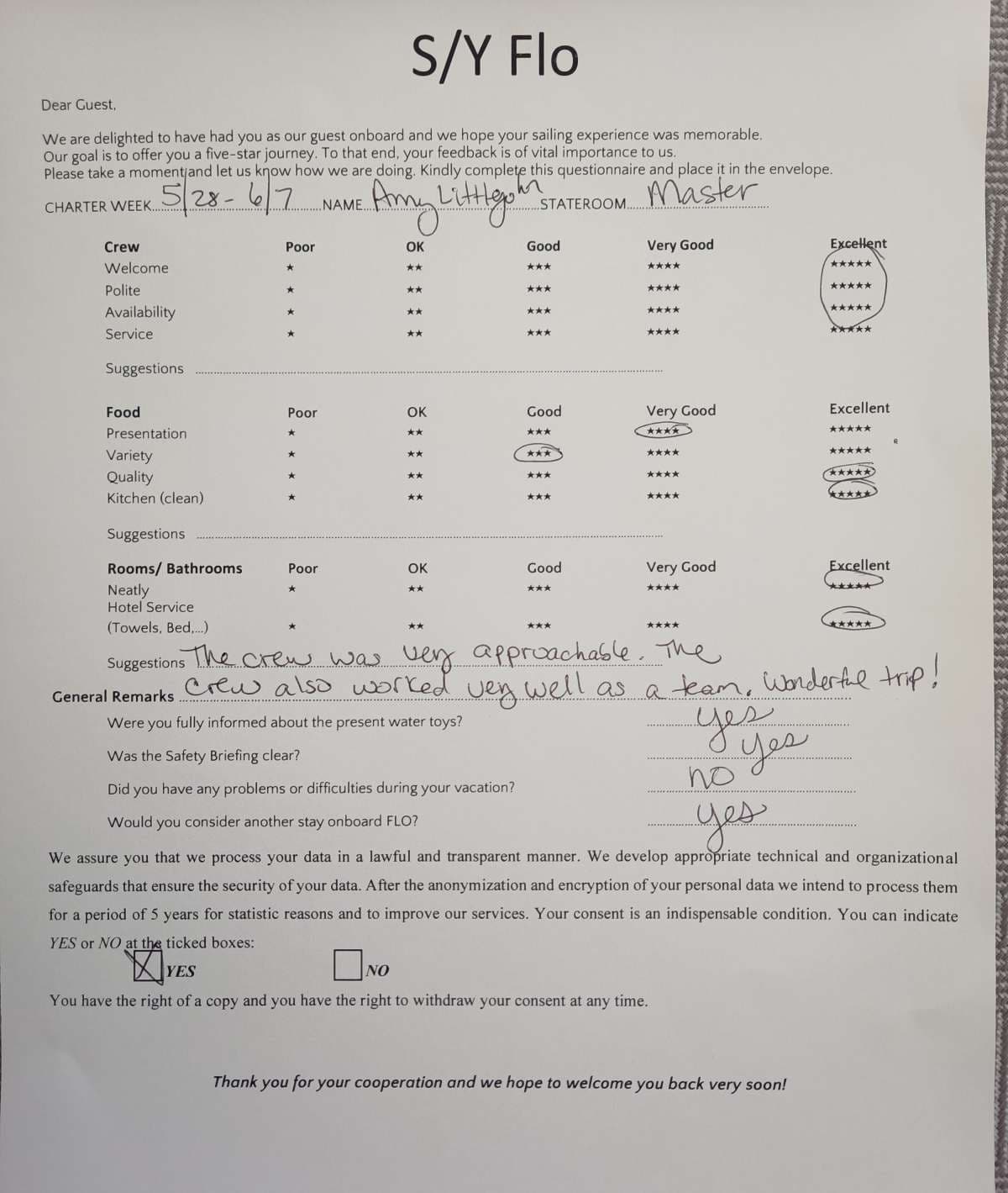 FLO guest review
