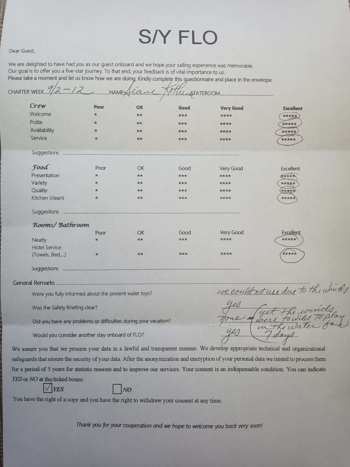 FLO guest review