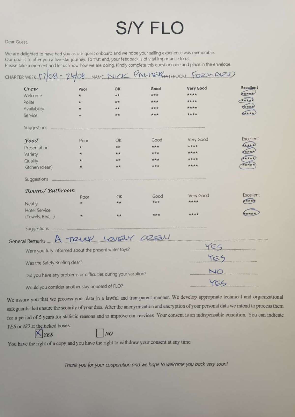 FLO guest review