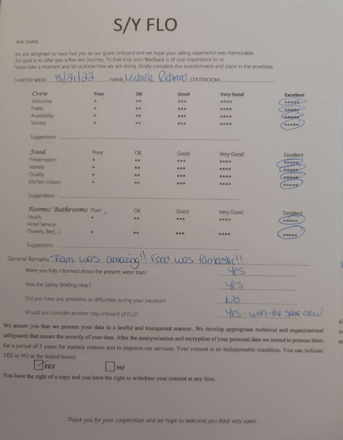 FLO guest review