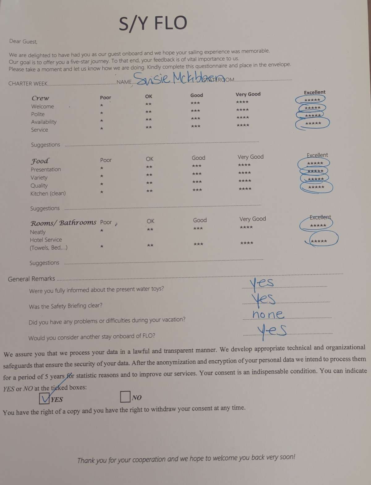 FLO guest review