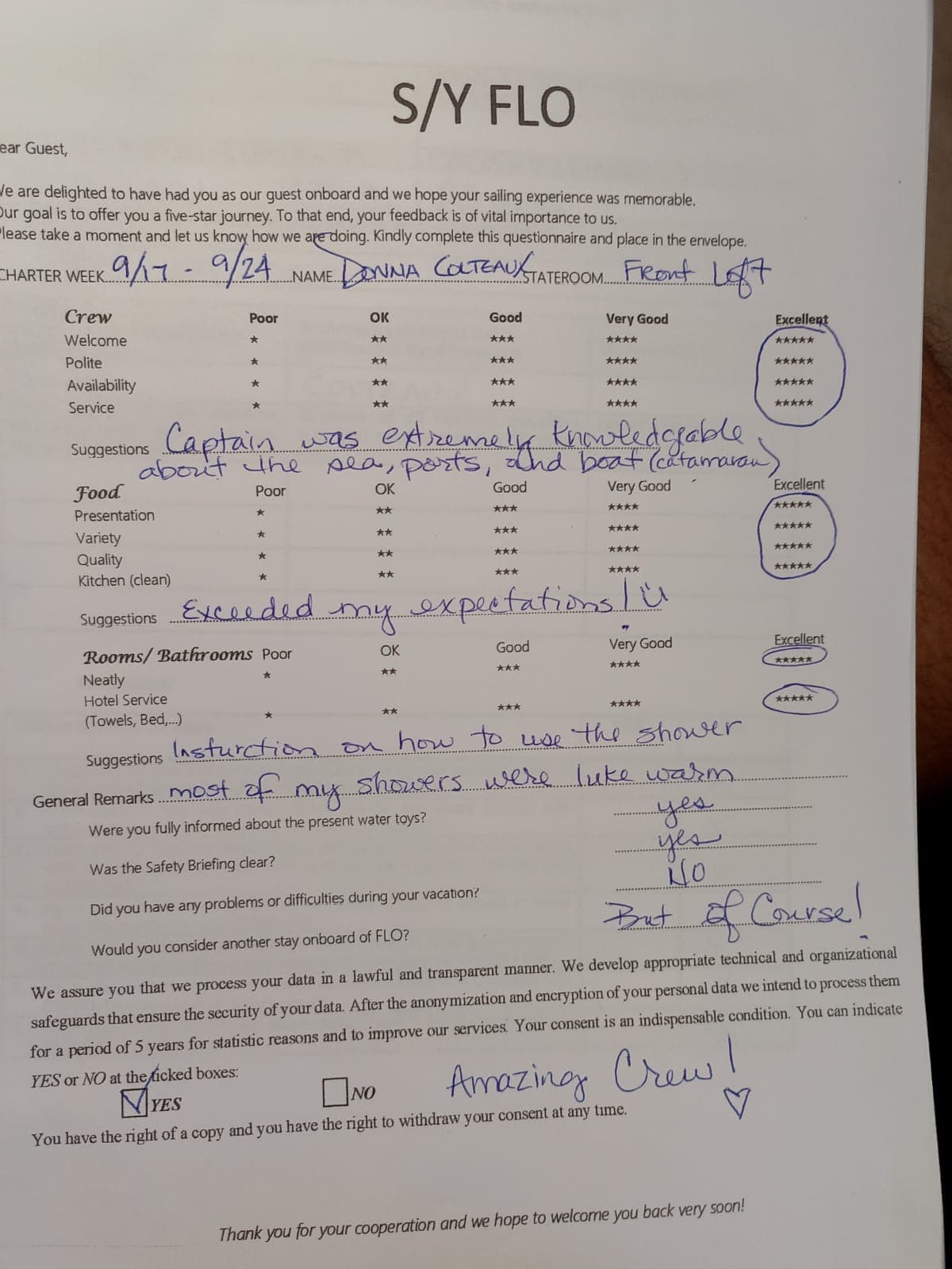 FLO guest review