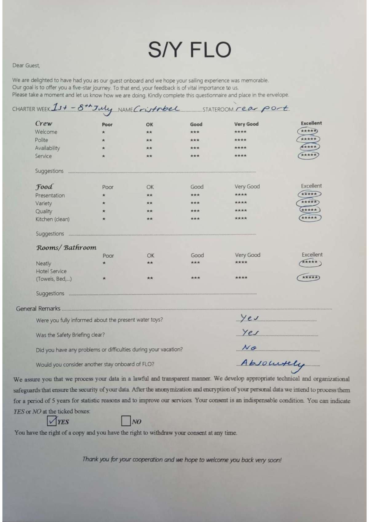 FLO guest review
