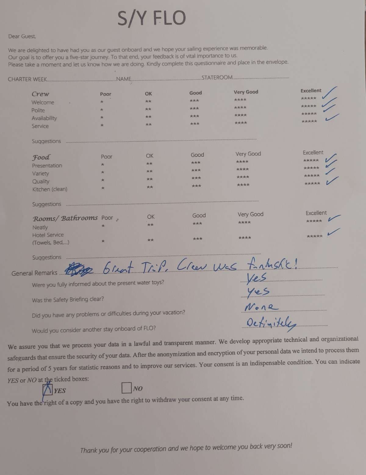FLO guest review