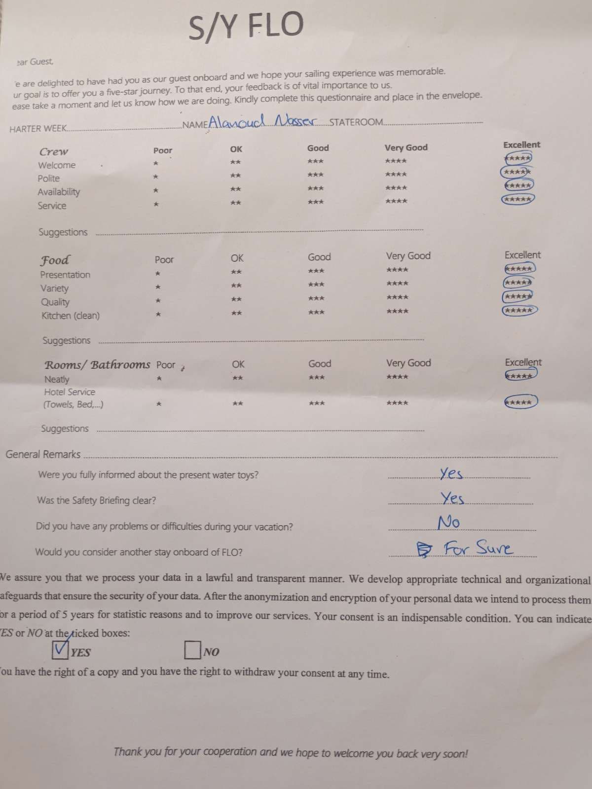 FLO guest review