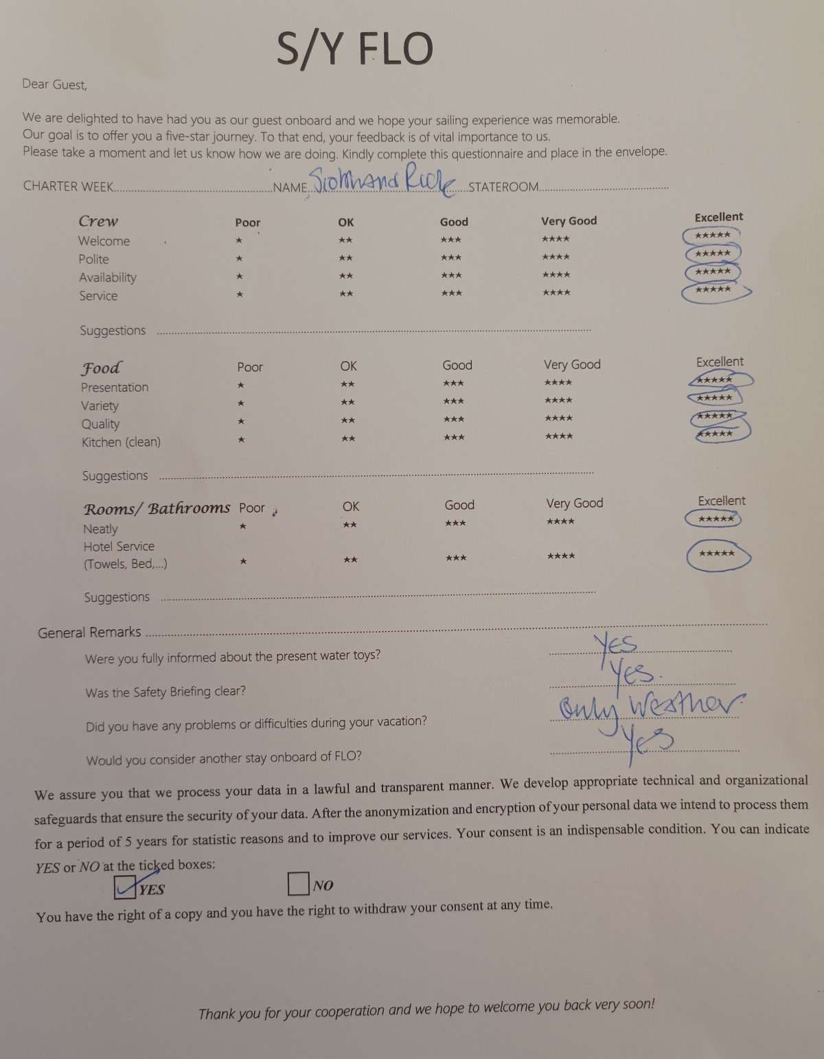 FLO guest review