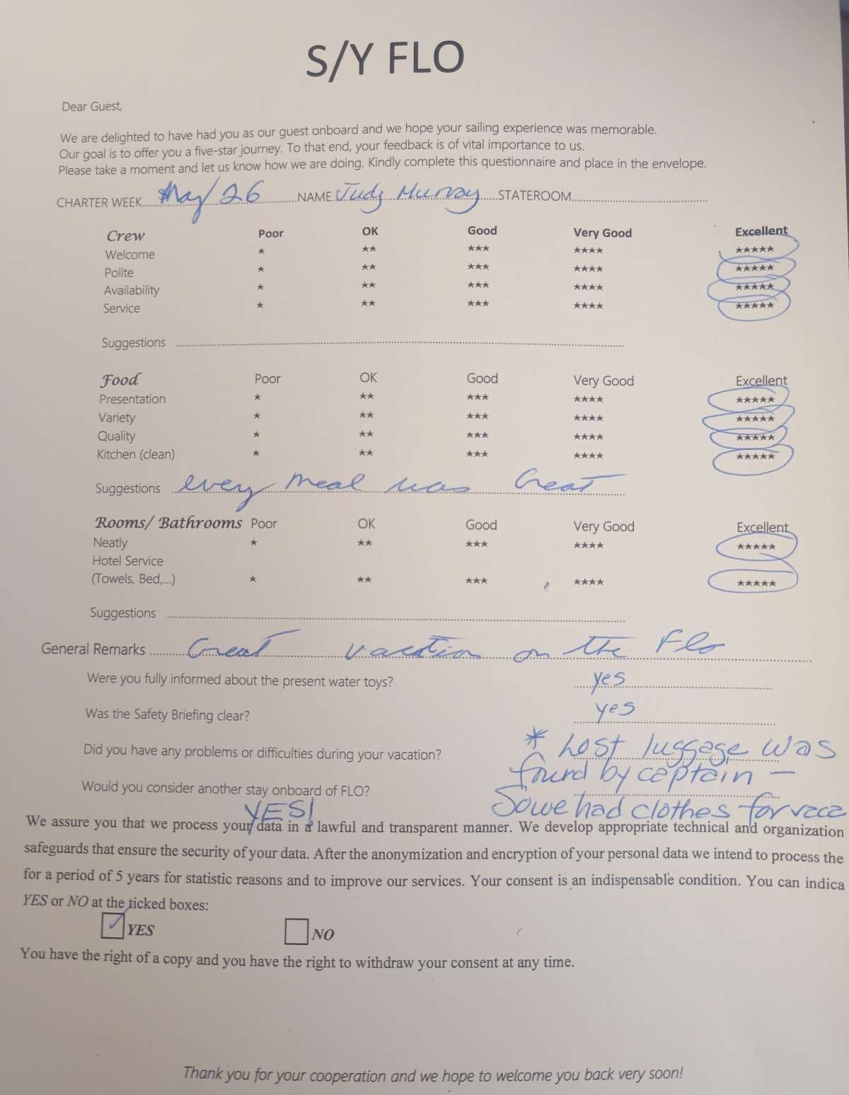 FLO guest review
