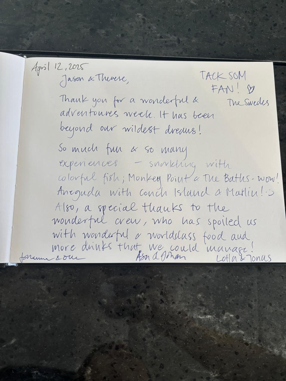 MARIA THERESE guest review