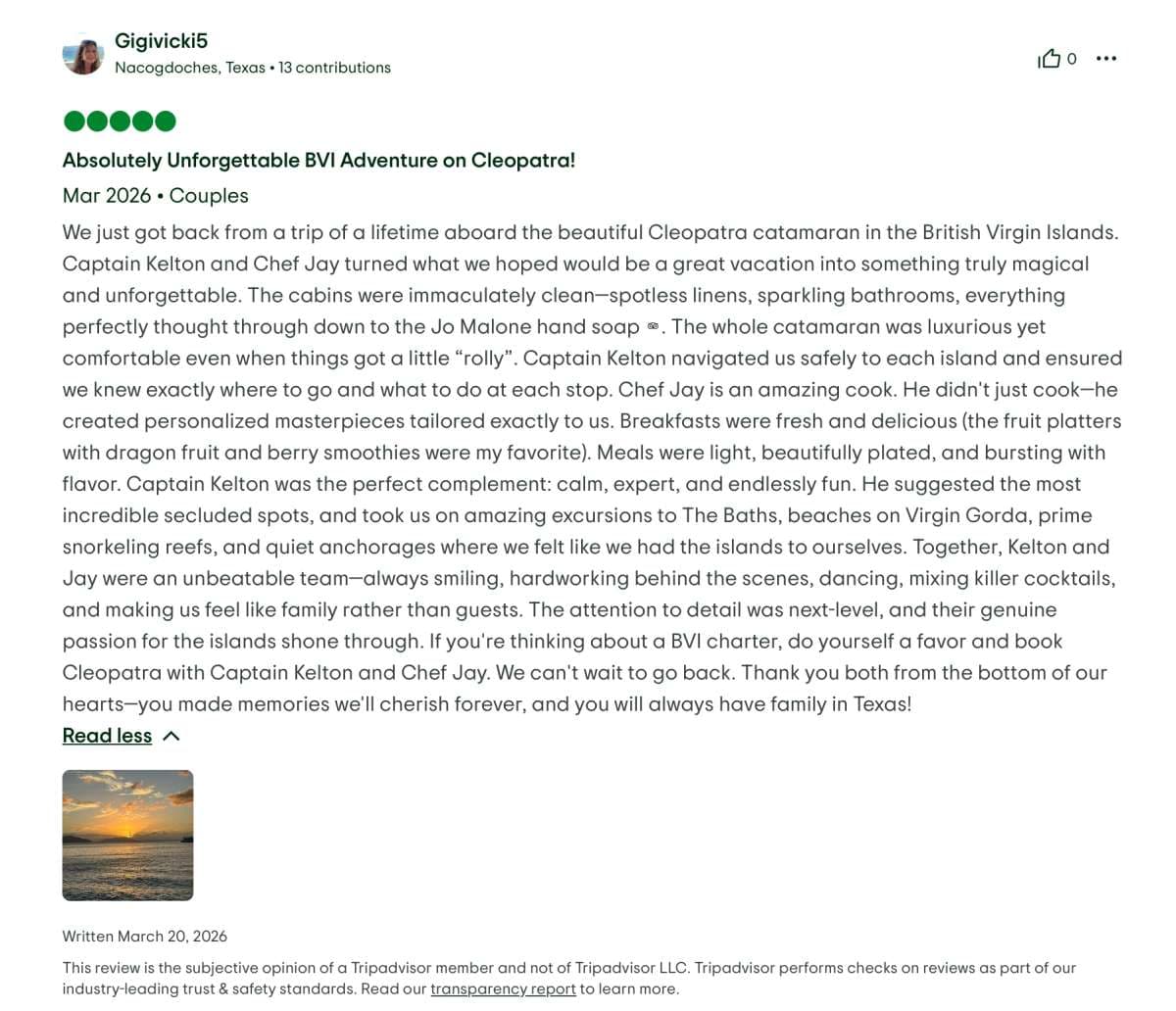 Cleopatra guest review