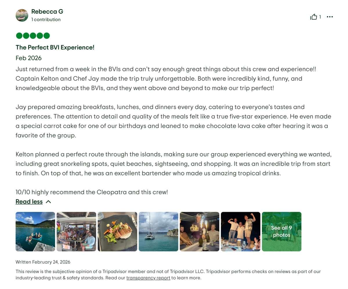 Cleopatra guest review