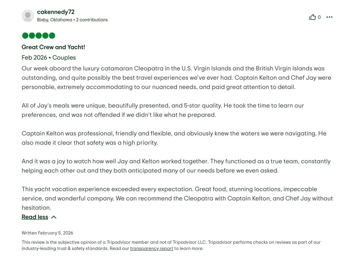 Cleopatra guest review
