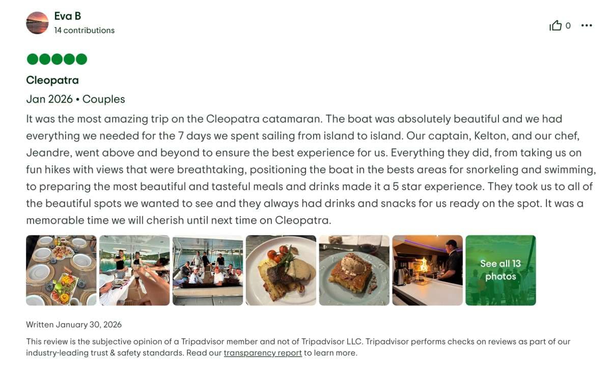 Cleopatra guest review