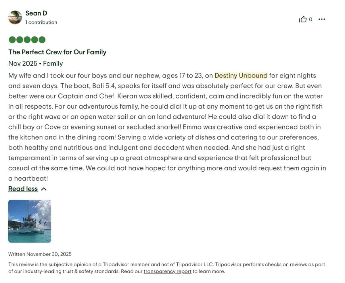 Destiny Unbound guest review