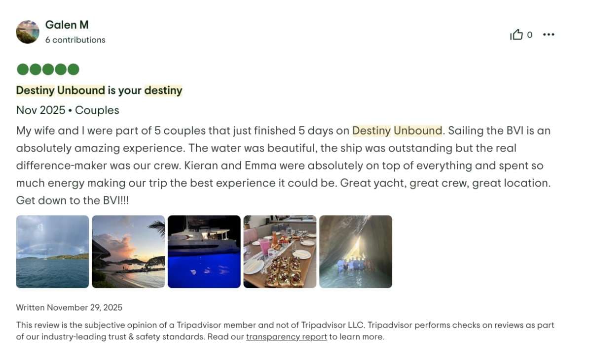 Destiny Unbound guest review