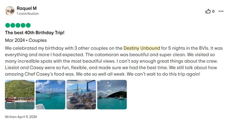 Destiny Unbound guest review