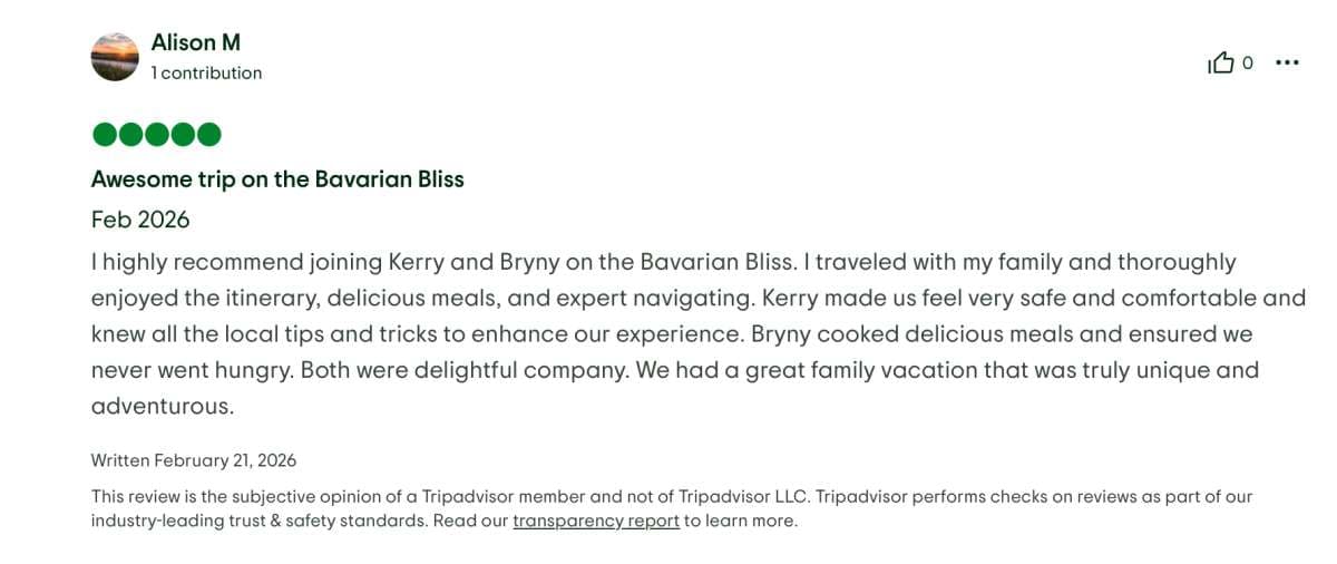 Bavarian Bliss guest review