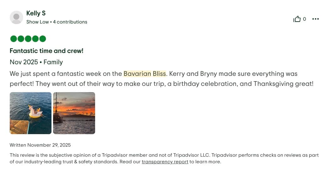 Bavarian Bliss guest review