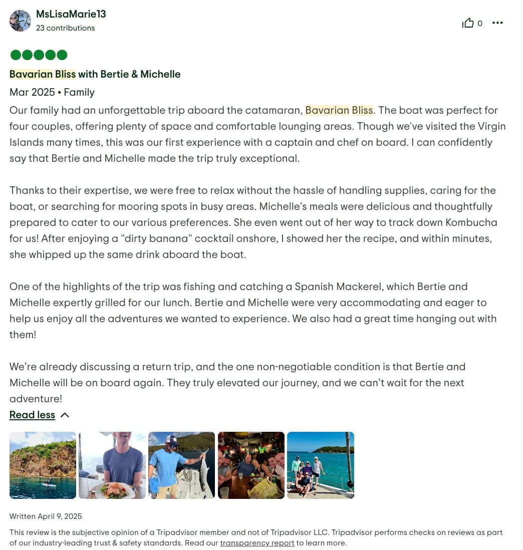 Bavarian Bliss guest review