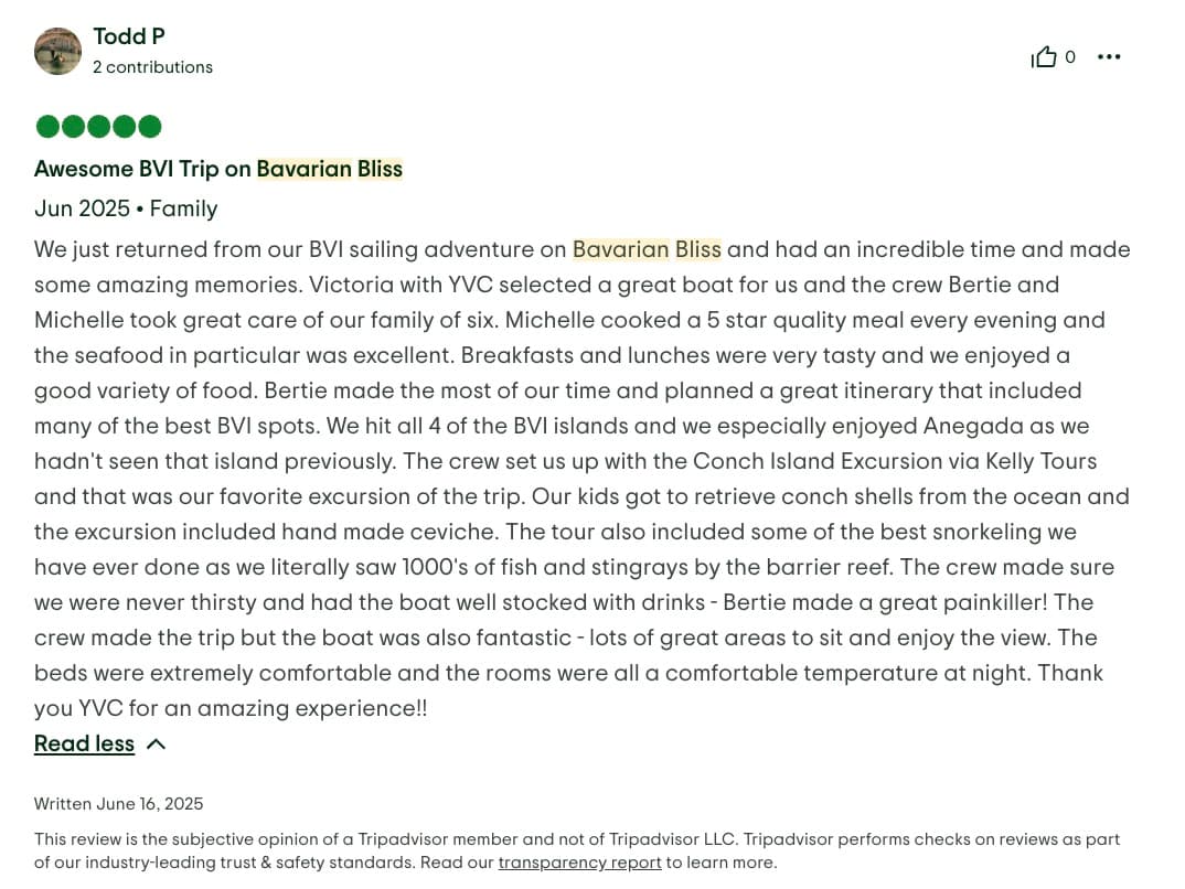 Bavarian Bliss guest review
