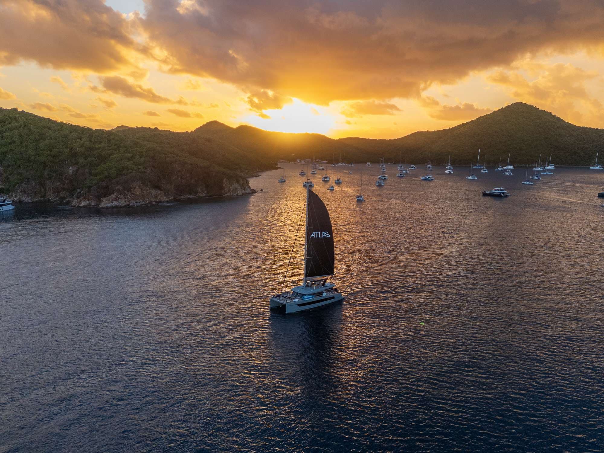 Aerial Sunset
