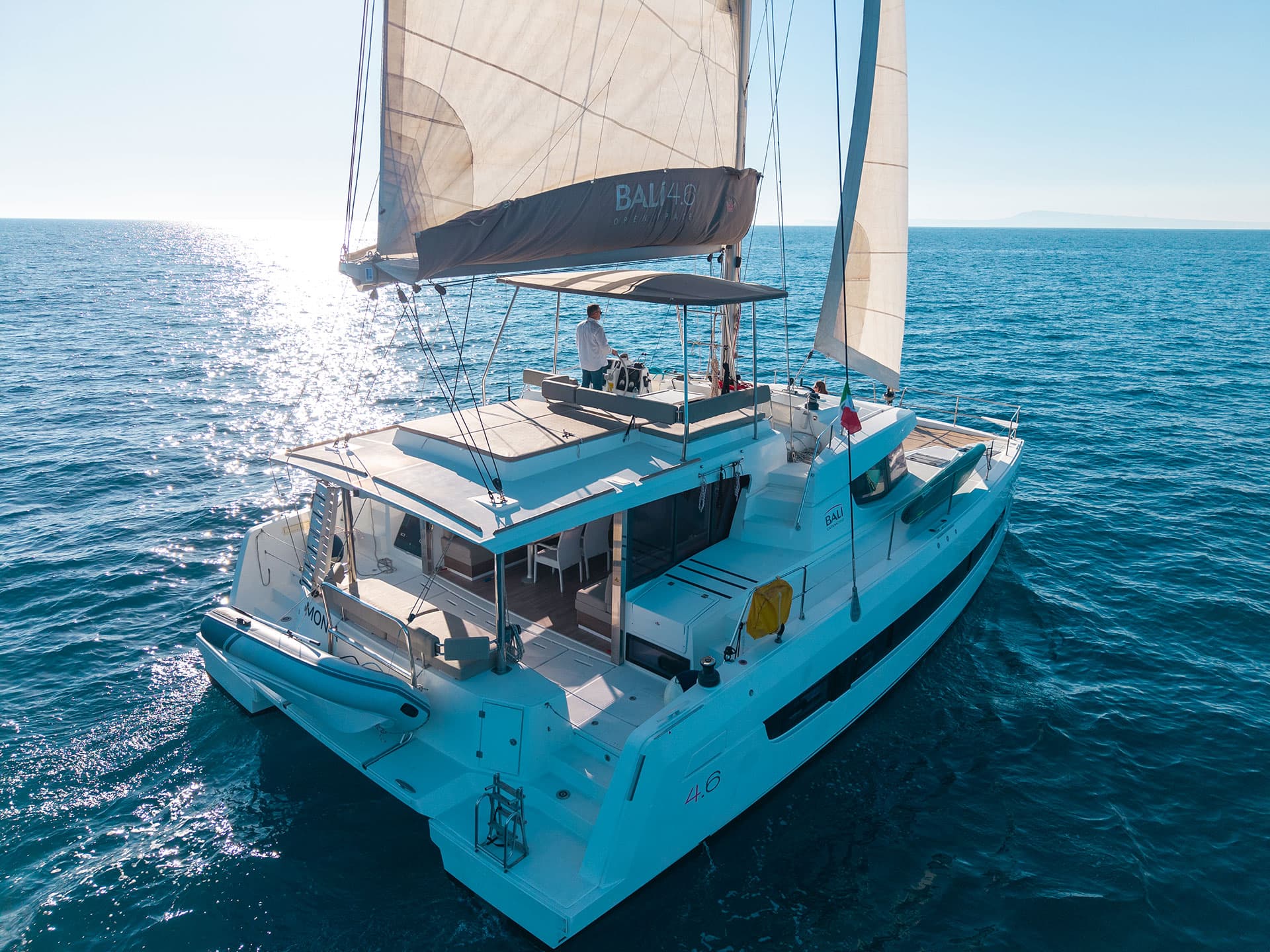 Monia - A/C, Generator, Water maker – Bali Catamarans