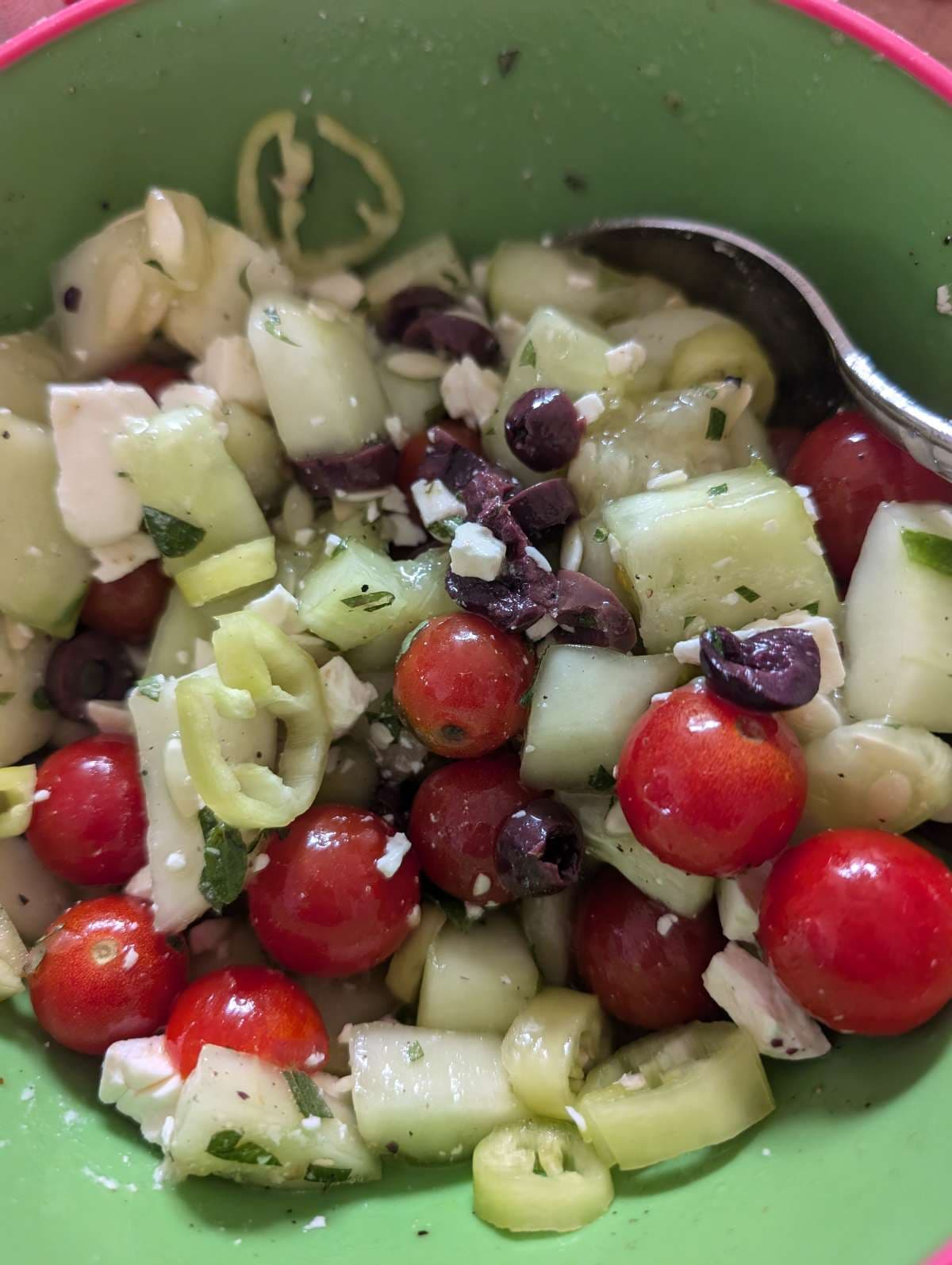 Sample menu image