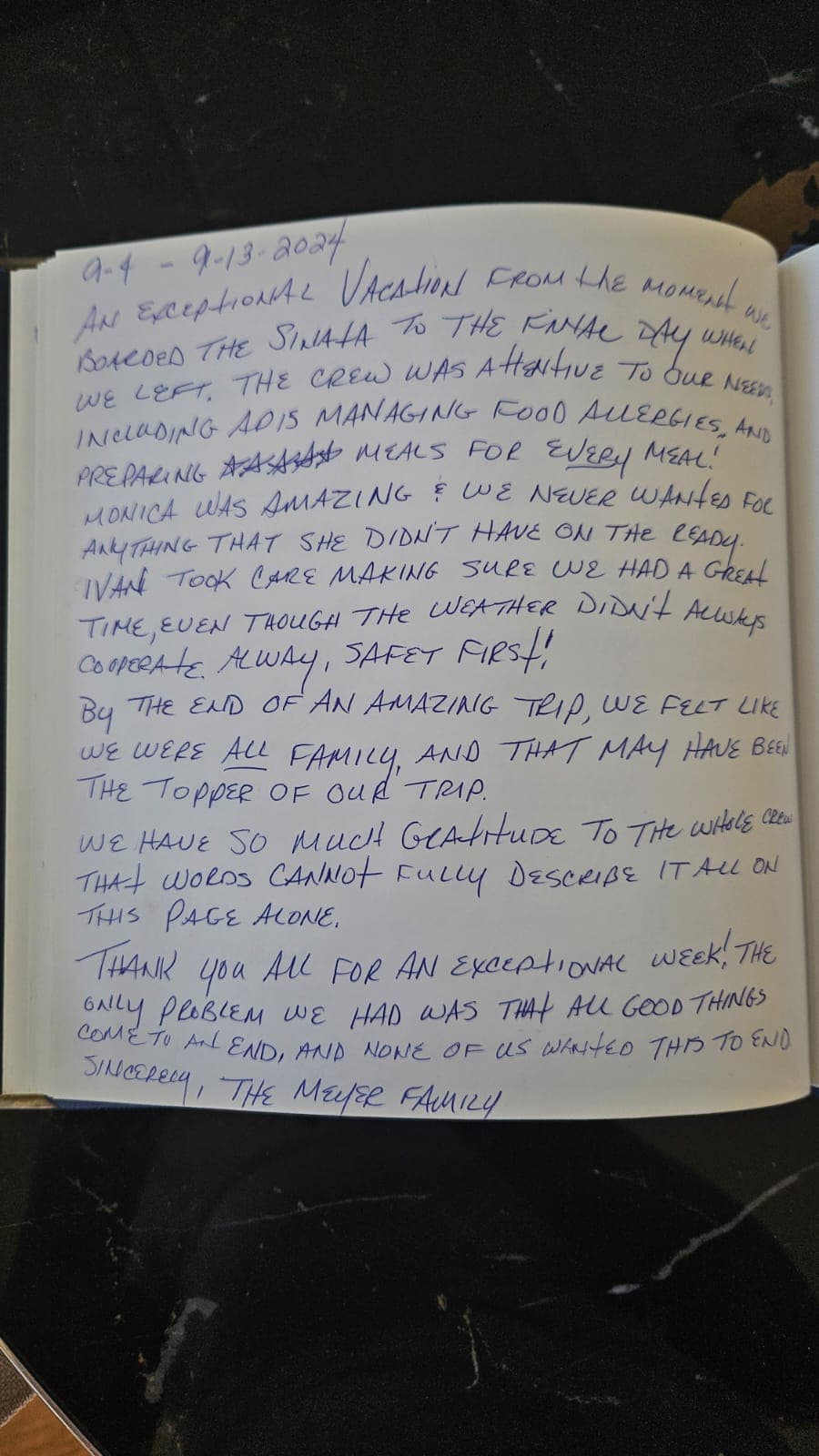 SINATA guest review