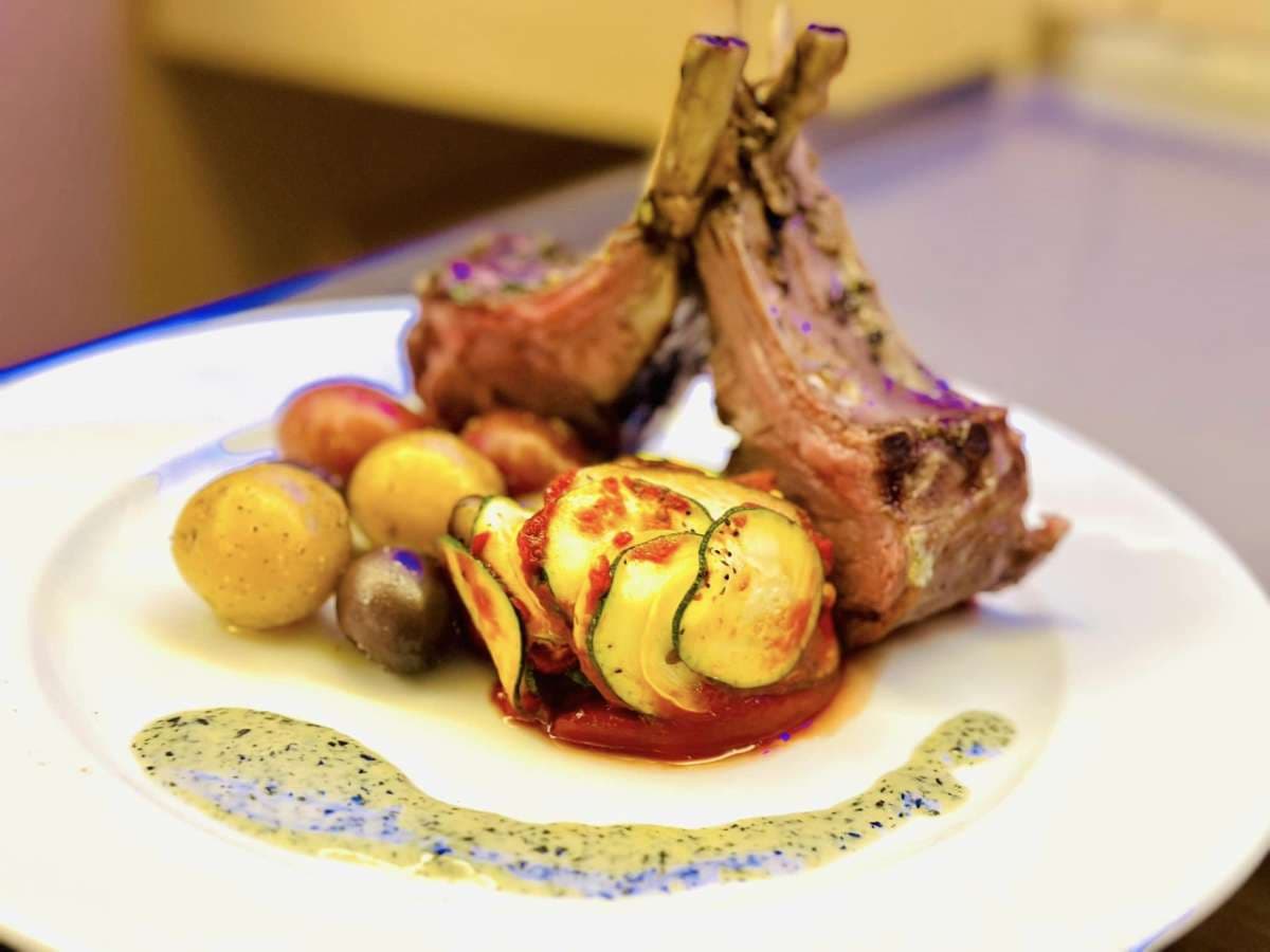 Sample menu image