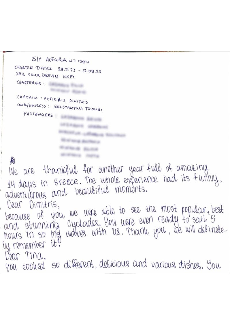 ALEGRIA guest review