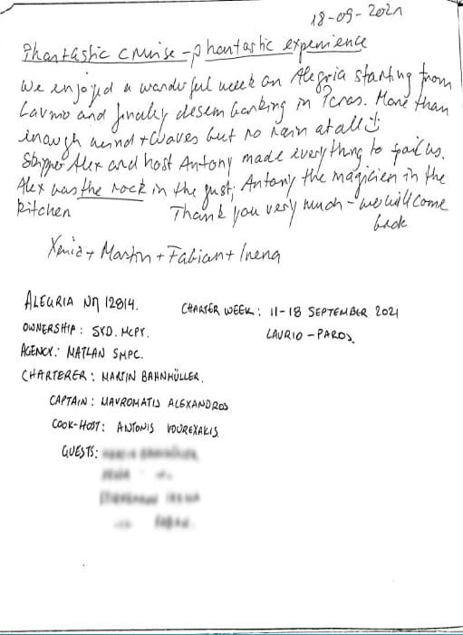 ALEGRIA guest review