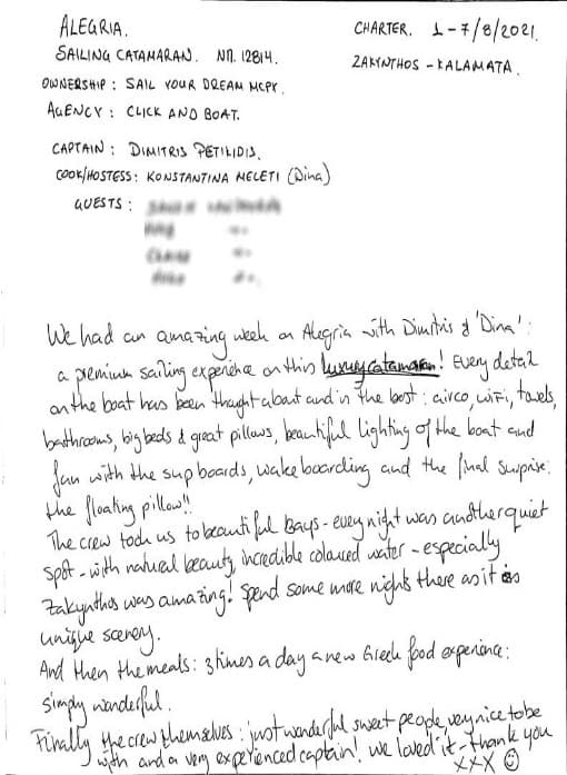 ALEGRIA guest review