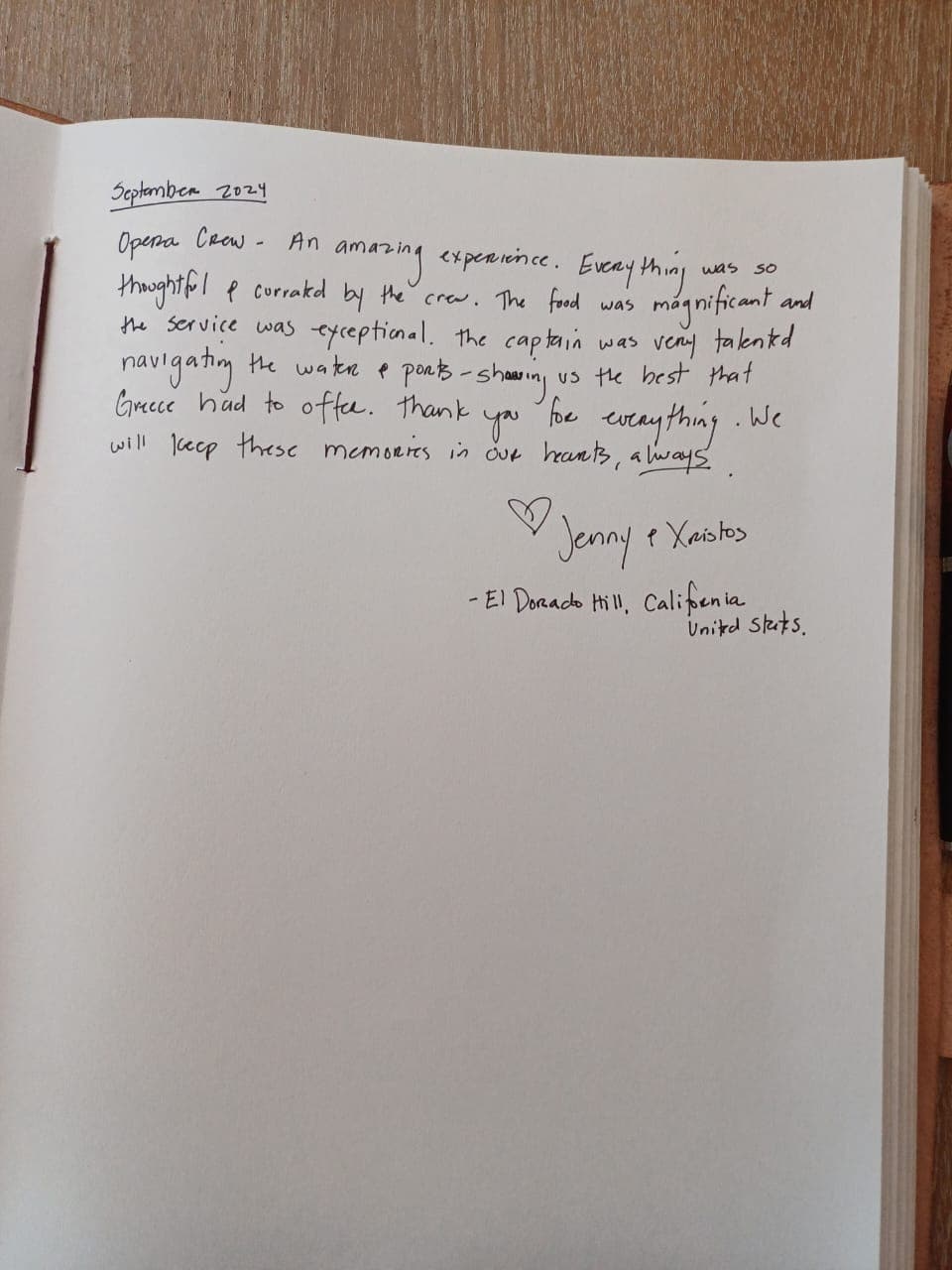 OPERA guest review