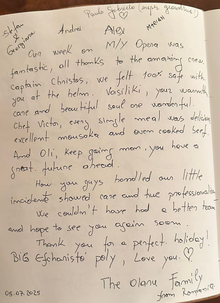 OPERA guest review