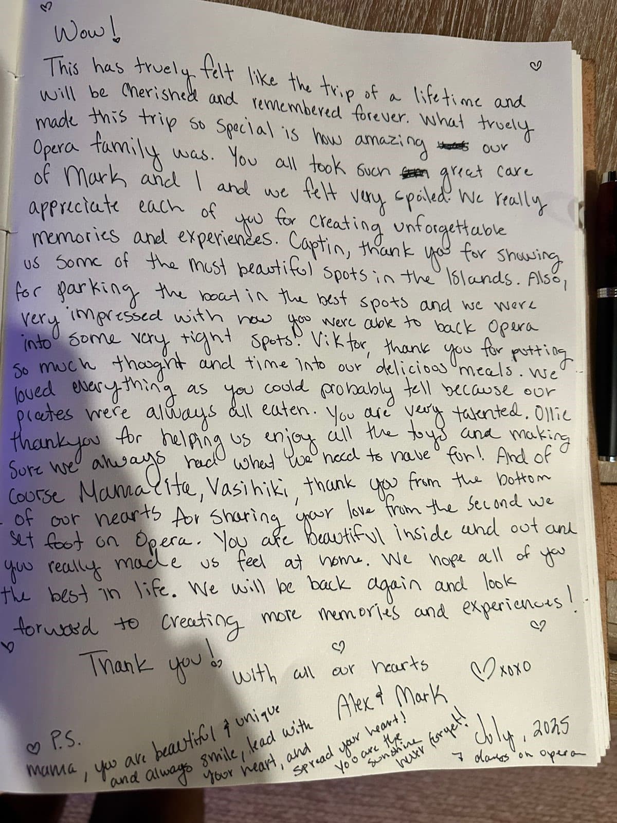 OPERA guest review