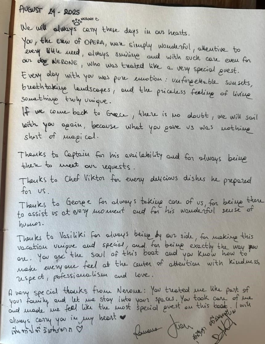 OPERA guest review