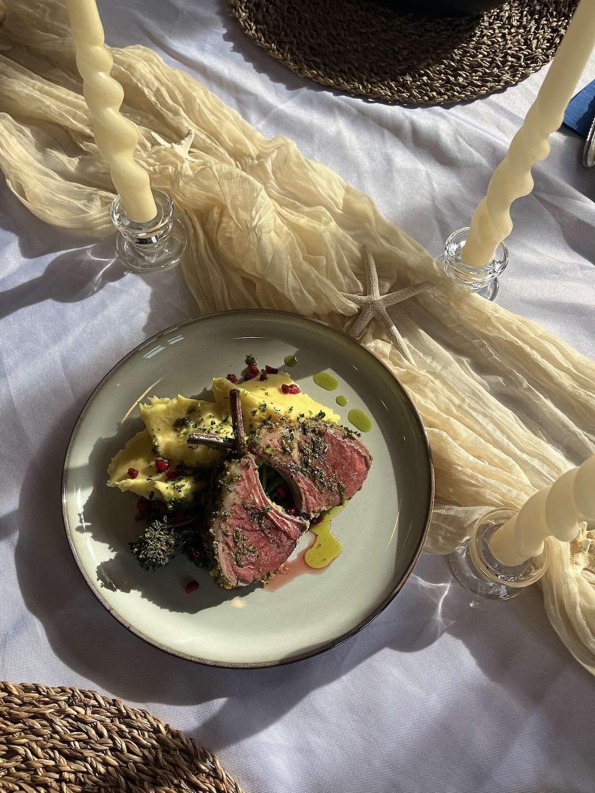 Sample menu image